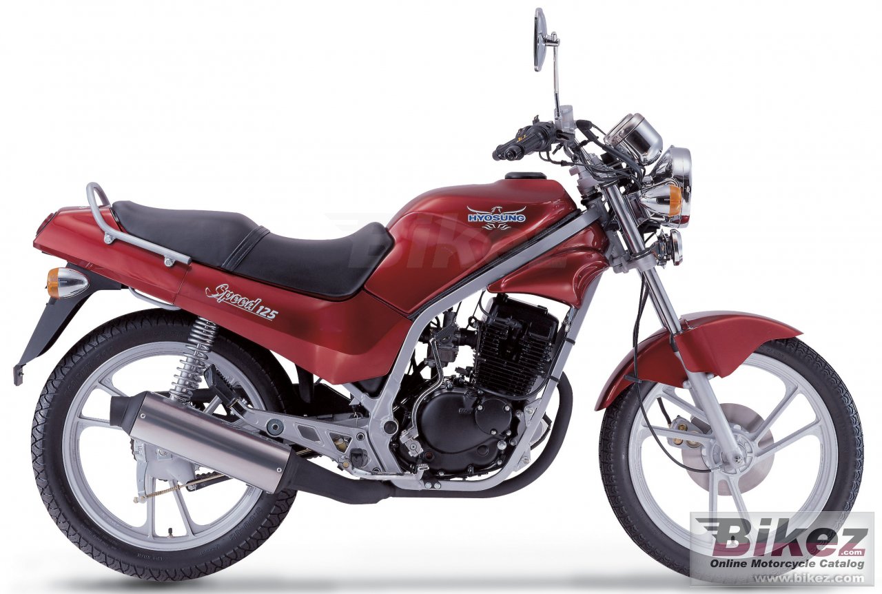 Big Hyosung gf 125 picture and wallpaper from Bikez.com